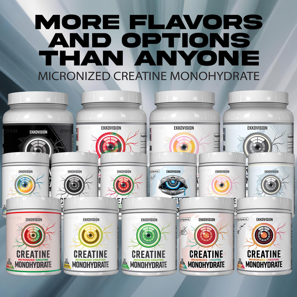 Ekkovision Creatine active workout setup for enhanced exercise support.