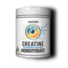 Ekkovision Creatine Monohydrate Powder in Blueberry Mango for smooth mixing and daily energy support.