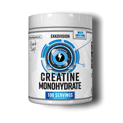 Ekkovision Creatine Monohydrate powder pours for a smooth pre-workout mix