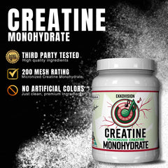 Ekkovision creatine mix dissolving in water to support quick training energy.