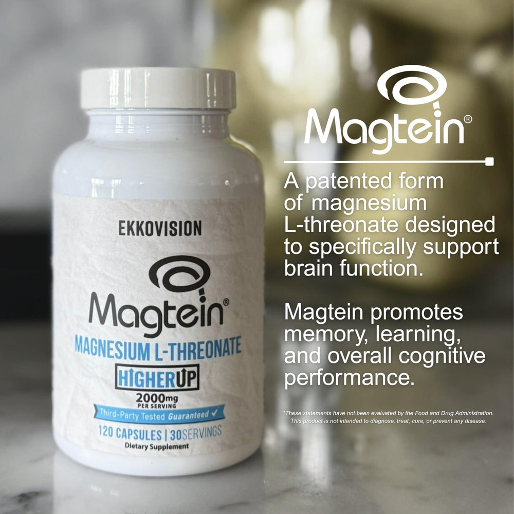 Ekkovision Magtein label highlights no artificial flavors