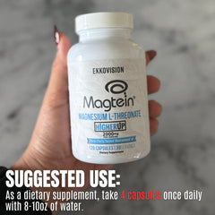 Ekkovision Magtein packaging emphasizes daily mineral support