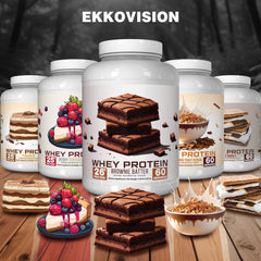 Ekkovision shake with milk shows creamy texture.