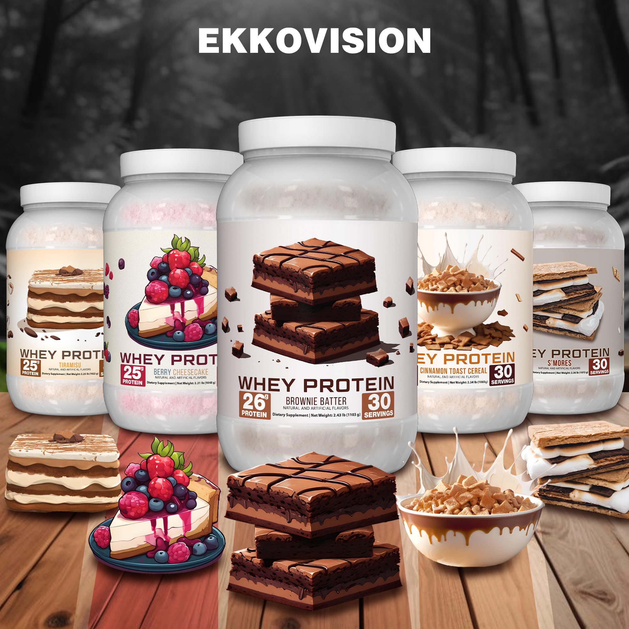 Ekkovision Berry Cheesecake flavor swirls beautifully in a smoothie