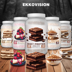 Ekkovision Berry Cheesecake flavor swirls beautifully in a smoothie