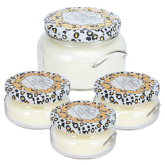 Elanze Designs Tyler French Market 11 oz candle on decorative shelf for ambiance.