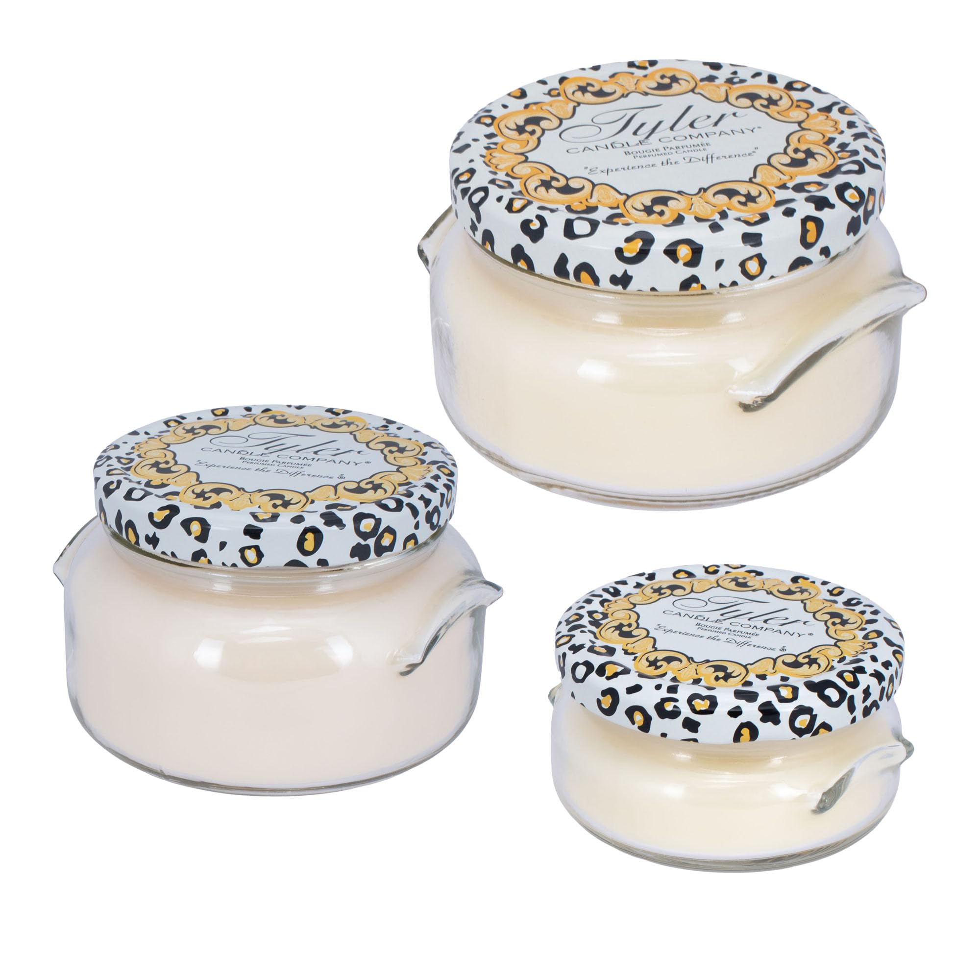 Elanze Designs Tyler Candle Diva 22 oz jar on a mantel for elegant ambiance