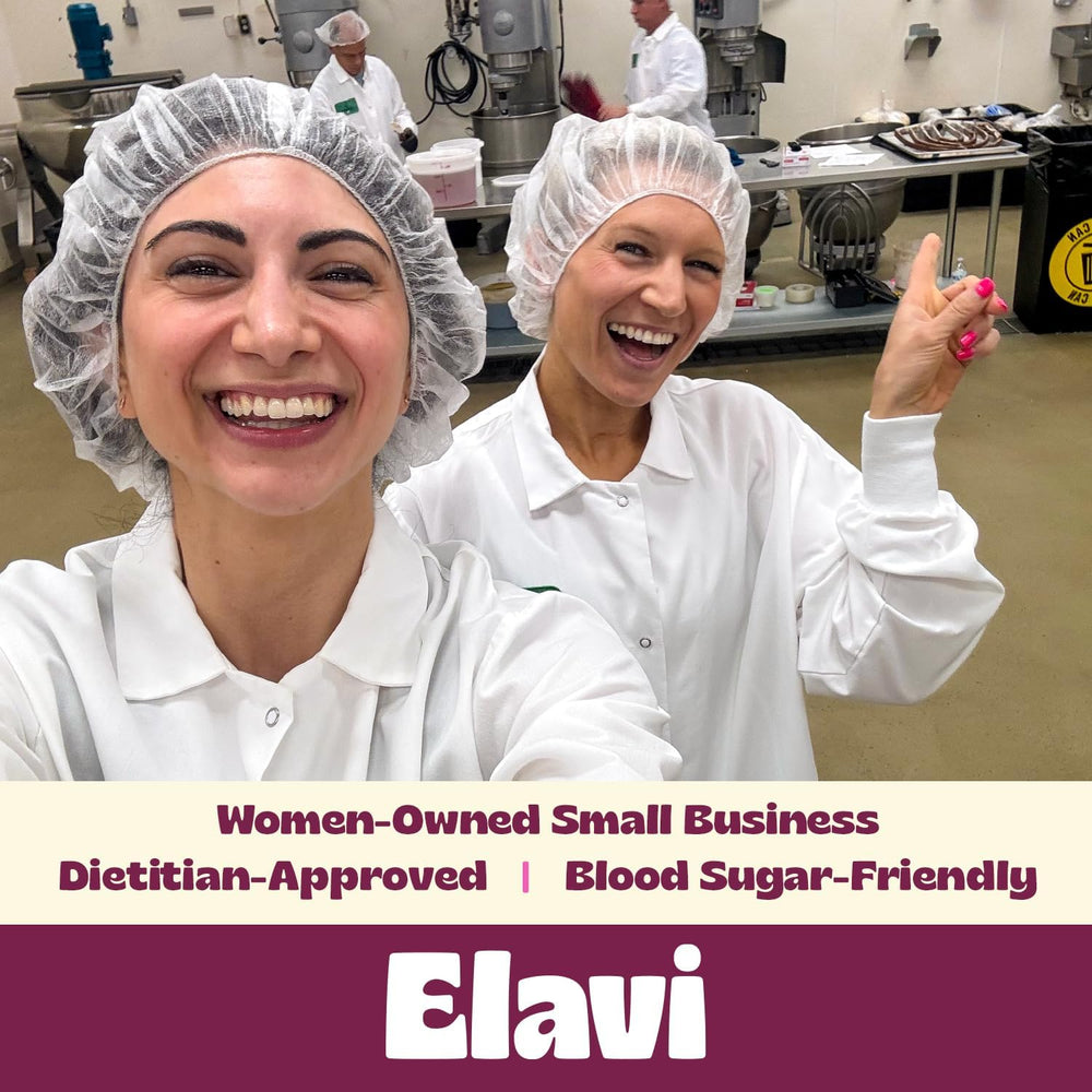 Elavi Protein Brownie travel-friendly packaging encourages on-the-go snacking.