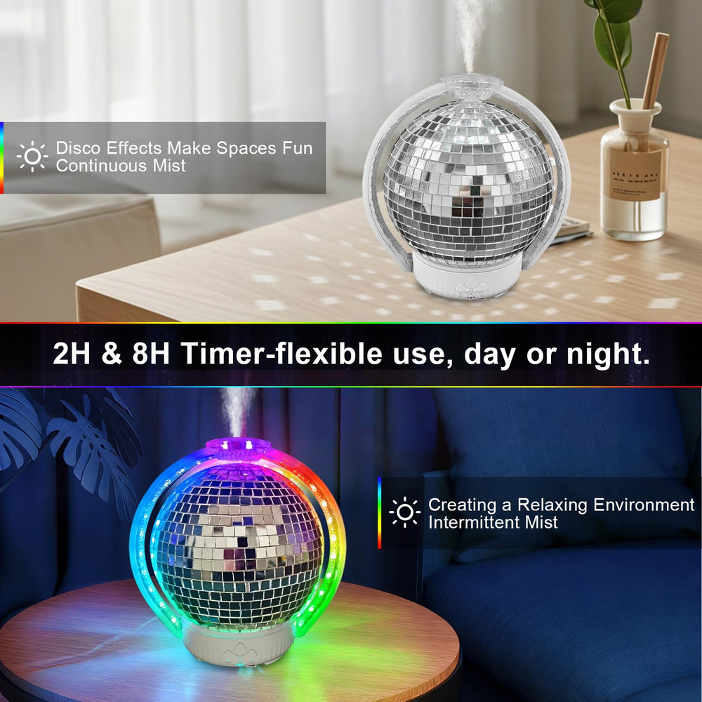 Elcxsla ambient RGB circle light casts dynamic color patterns