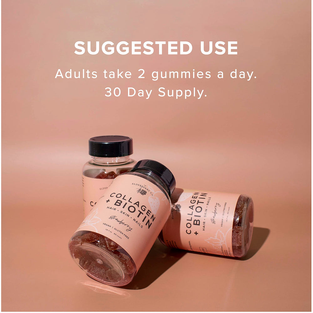 Open bottle of The Elderberry Co. gummies ready for your routine.