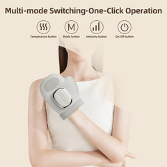 Ergonomic EldHilfe massager design that fits hand curves for comfortable sessions