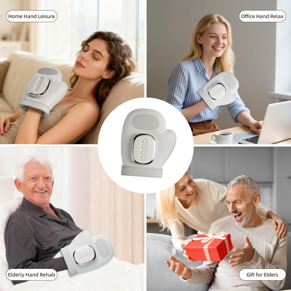 Premium materials of EldHilfe hand massager for durable home or office use