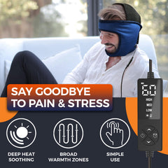 Elegant packaging for ELEKHEAL electric jaw heating pad, ready for gifting.