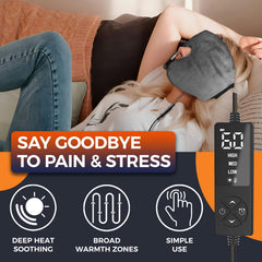 ELEKHEAL Ex-Large Sinus Pillow covers a larger facial area for warmth
