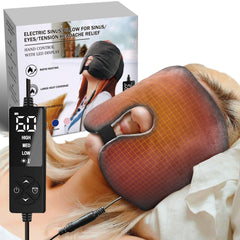 ELEKHEAL Electric Sinus Pillow delivers fast, targeted heat to facial sinuses for potential comfort