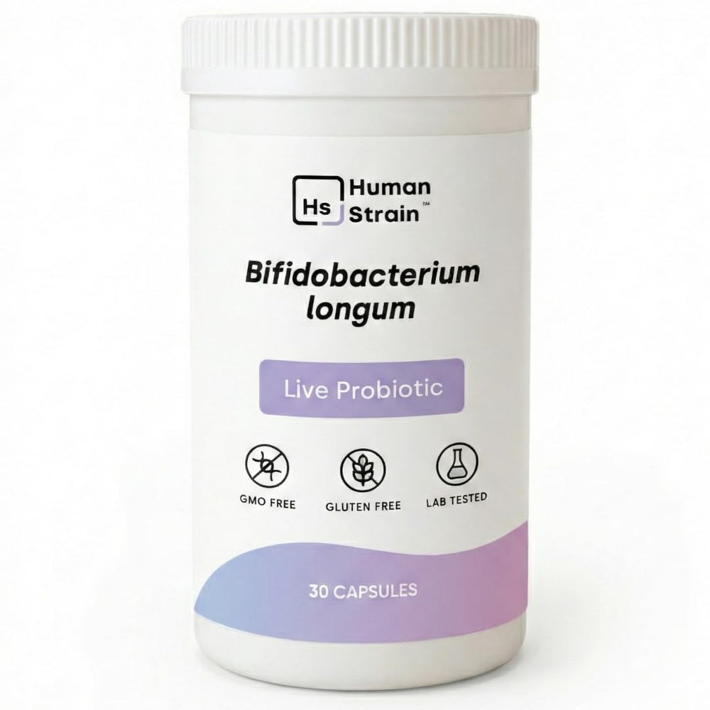 Element Longevity bottle front promoting gut-brain support with probiotic formula