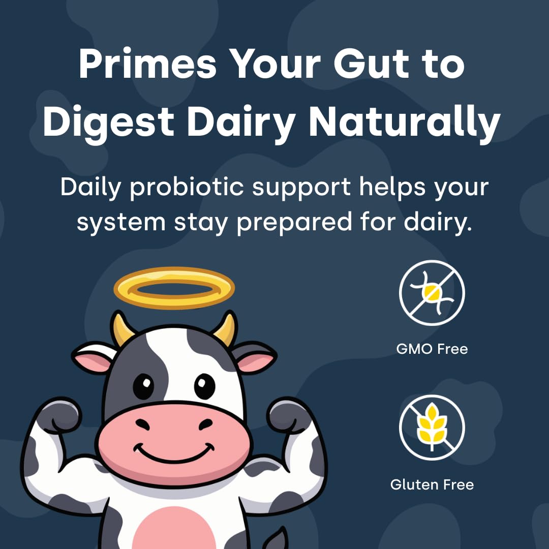 Element Longevity daily routine image showing taking the pill for ongoing dairy ease.
