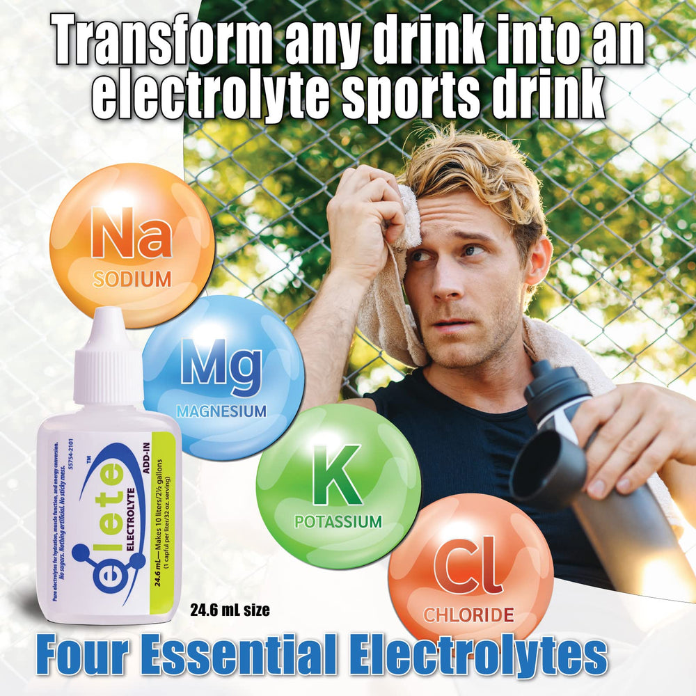 Elete Citrilyte Add-In liquid concentrate provides electrolytes with no sugar
