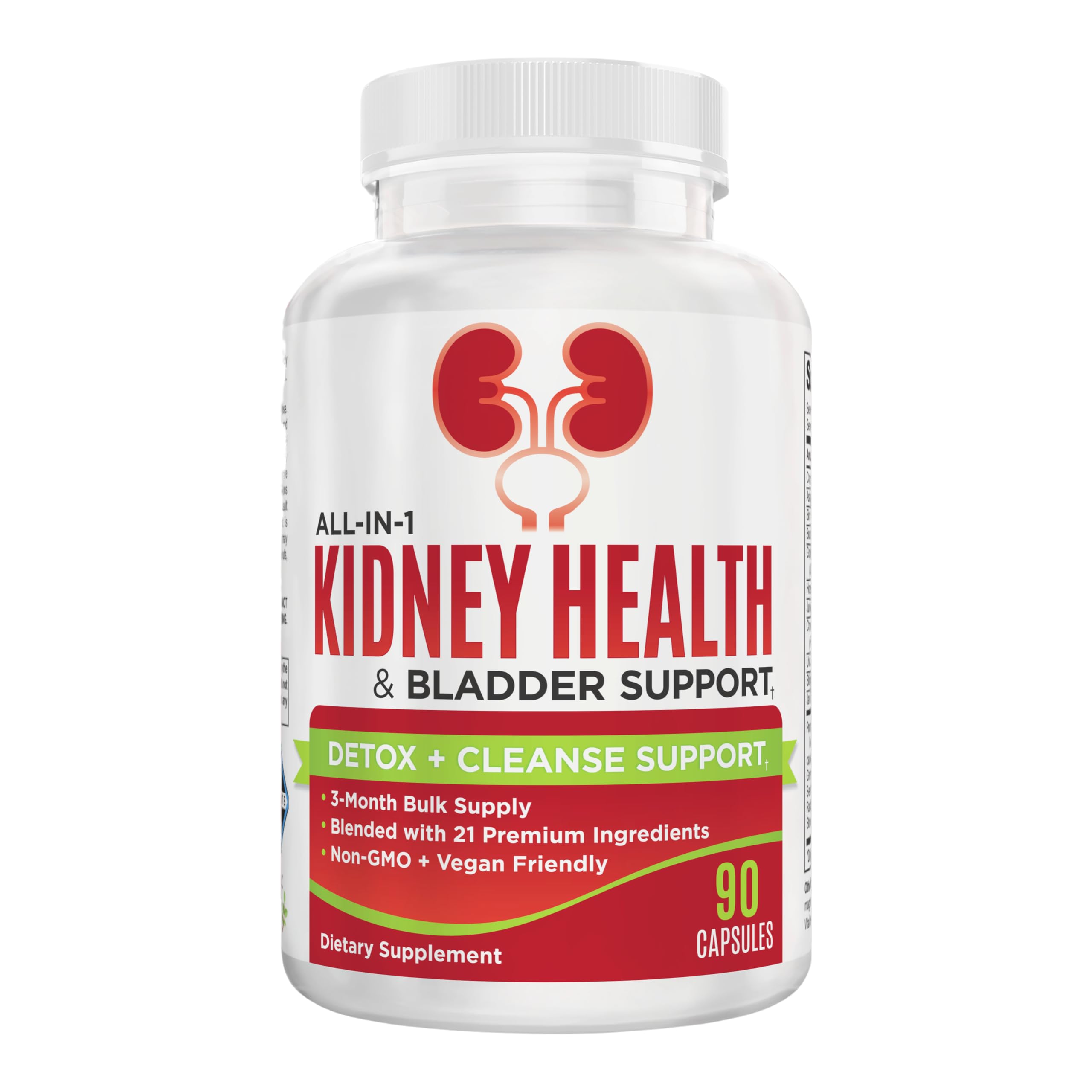Elevate Kidney & Bladder Support bulk 90 capsules for a 3-month supply.