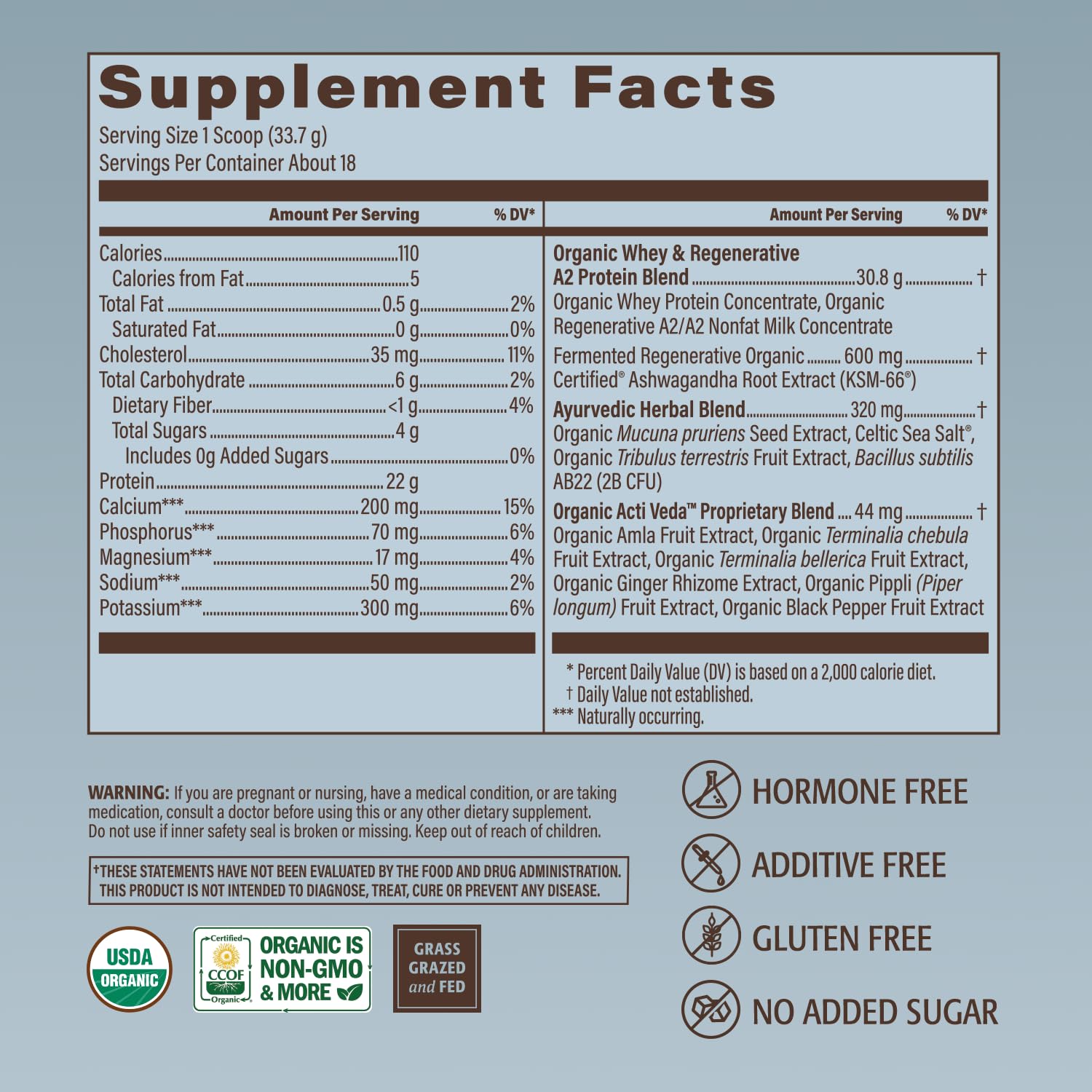 ELEVATE ORGANIC Acti Veda powders with fruits and spices for better absorption