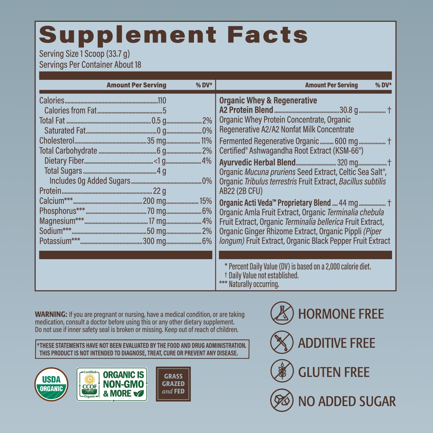 ELEVATE ORGANIC Ashwagandha bottle with Mucuna and Tribulus for energy