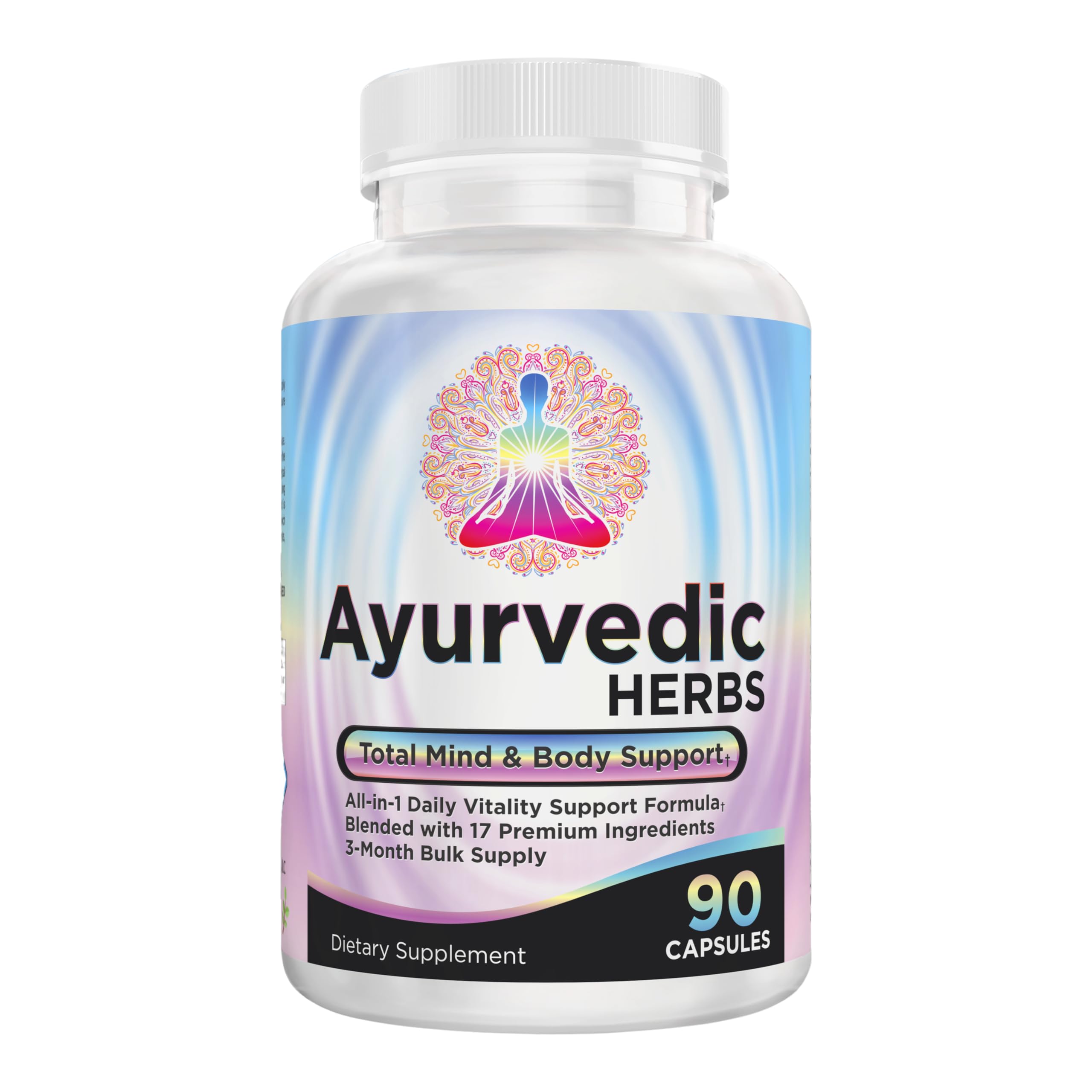 Elevate Recovery Ayurveda-inspired formula image suggesting mind and body balance.