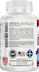 Hawthorn and Diosmin blend visual on Elevate Recovery label