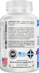 Elevate Recovery Lung and Respiratory capsules close-up for consistent daily use