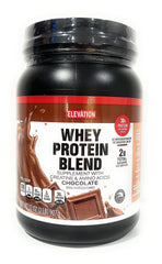 Elevation by Millville chocolate protein powder bottle ready for daily mixing and workouts.
