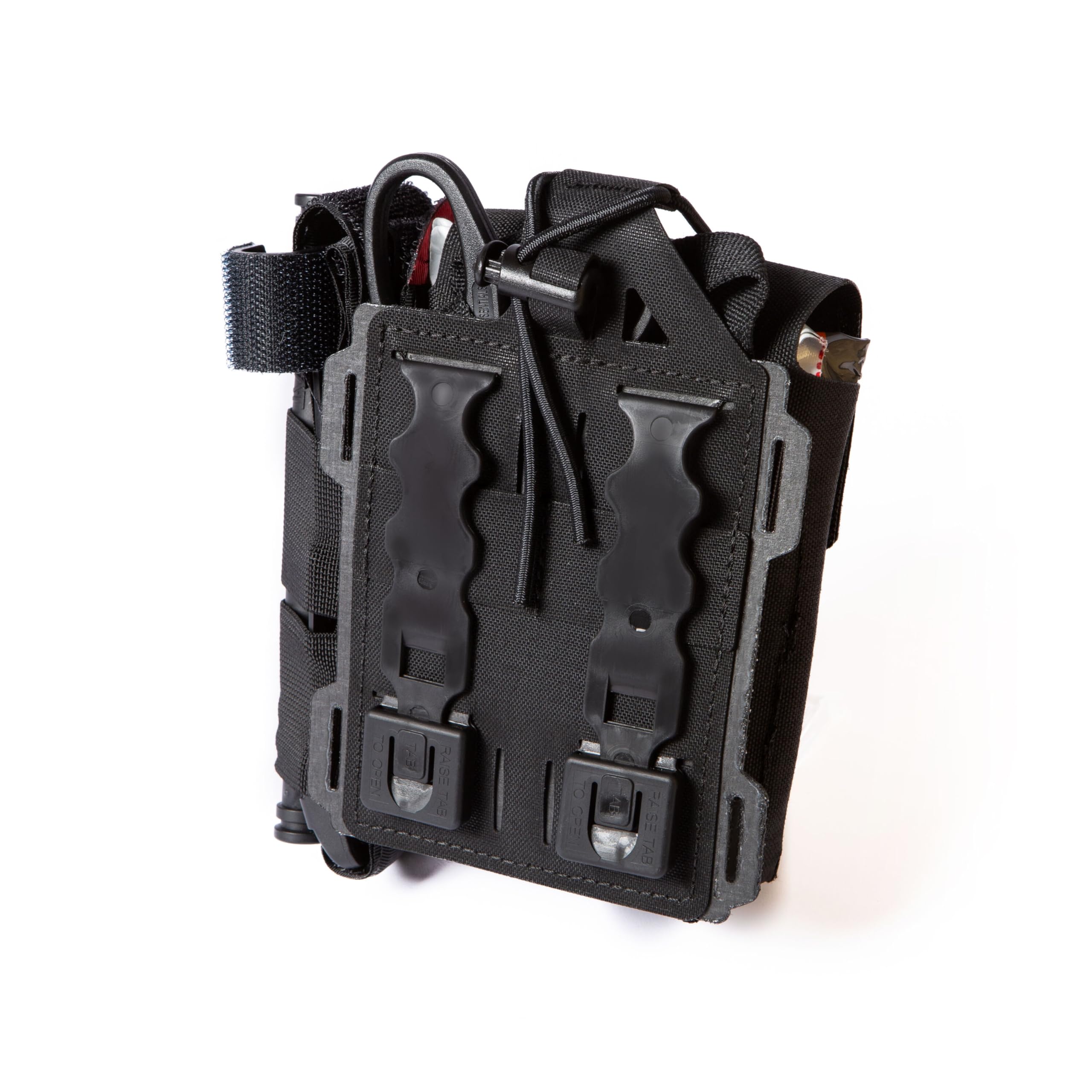 Responder MINI IFAK mounted on MOLLE with fixed mounting platform