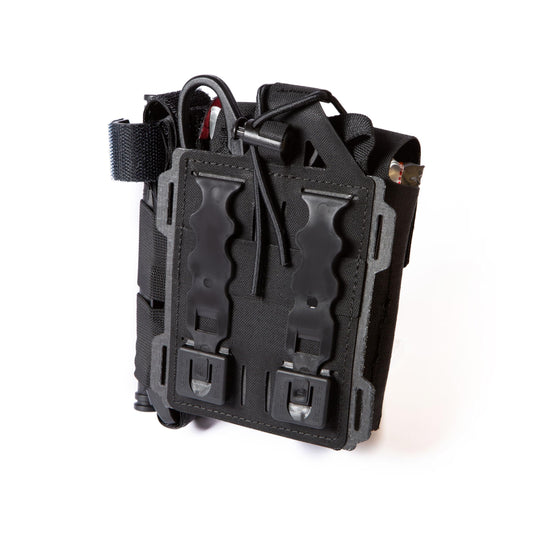 Responder MINI IFAK mounted on MOLLE with fixed mounting platform