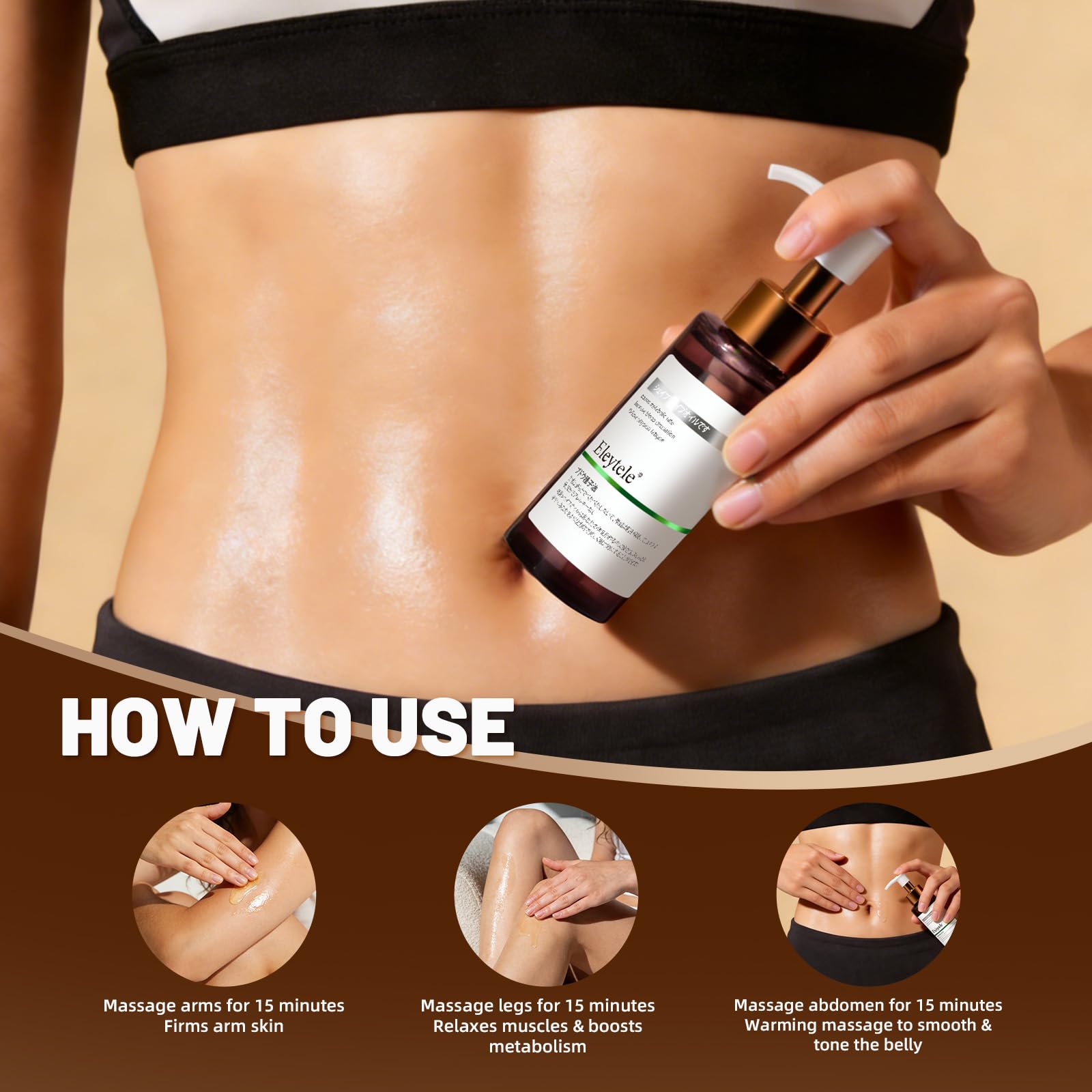 Eleytele bottle with Korean-made clean skincare standards badge