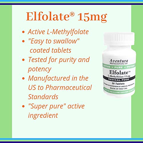 ELFOLATE bottle pour shows easy-to-swallow coated tablets for regular use