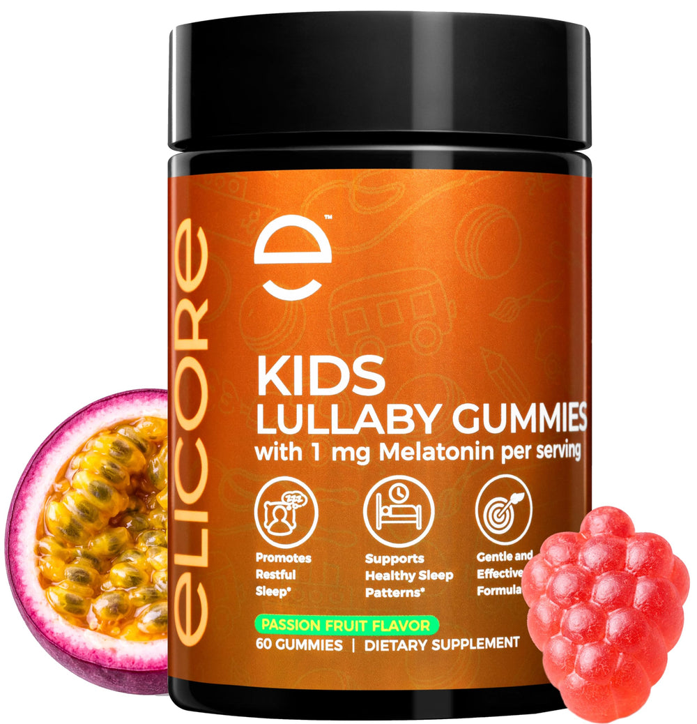 ELICORE 1 mg melatonin kids bottle for gentle bedtime support