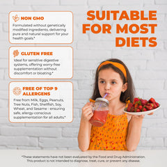 ELICORE kids multivitamin gummies pack displaying various flavors for picky eaters