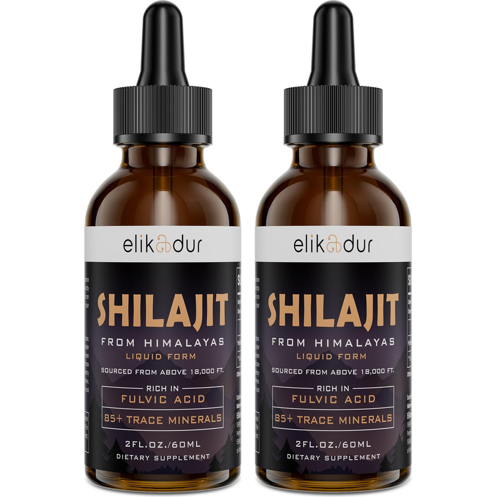 Elikadur Shilajit: gotas de resina orgánica para energía sostenida y vitalidad diaria.