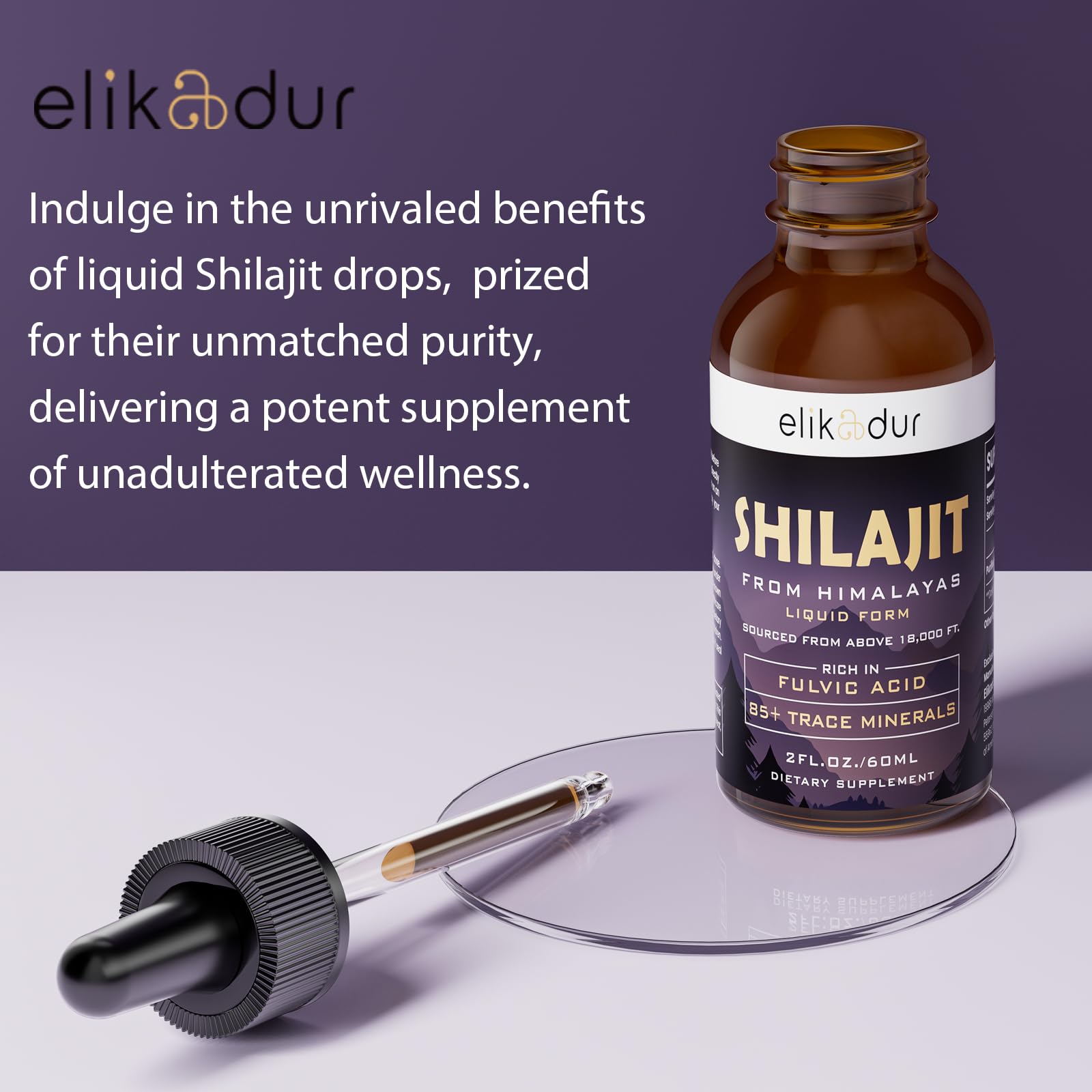 Elikadur Shilajit: más de 85 minerales que respaldan la vitalidad y funciones corporales.