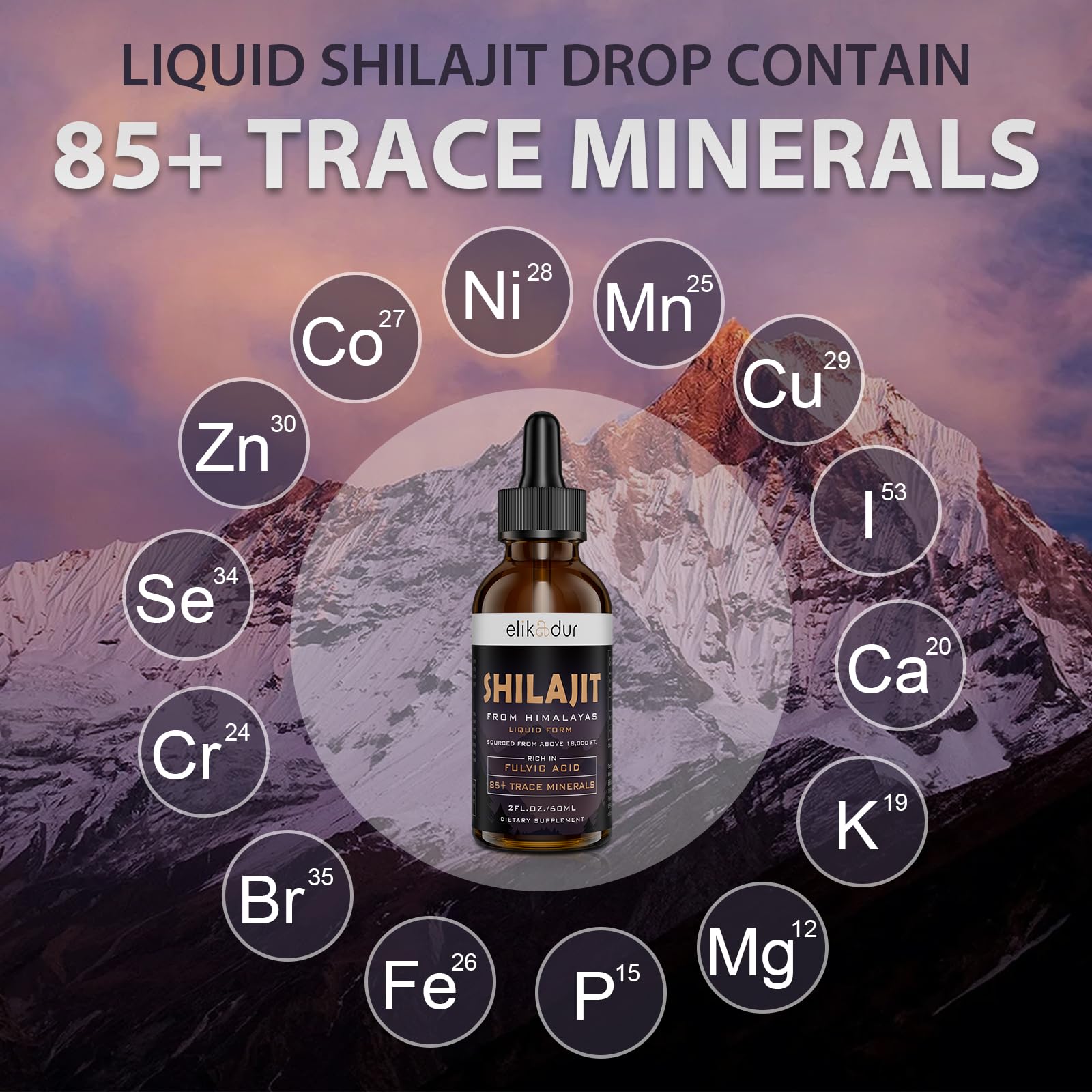 Elikadur Shilajit: textura resinosa rica en minerales para vitalidad diaria.