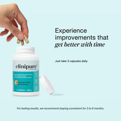 Elimipure Gut Cleanse packaging displayed on a clean surface