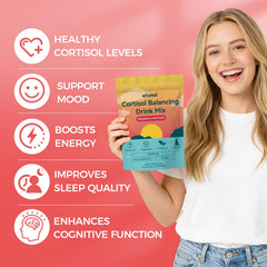 Stirring Elional Cortisol Drink Mix with powder for a smooth dissolve