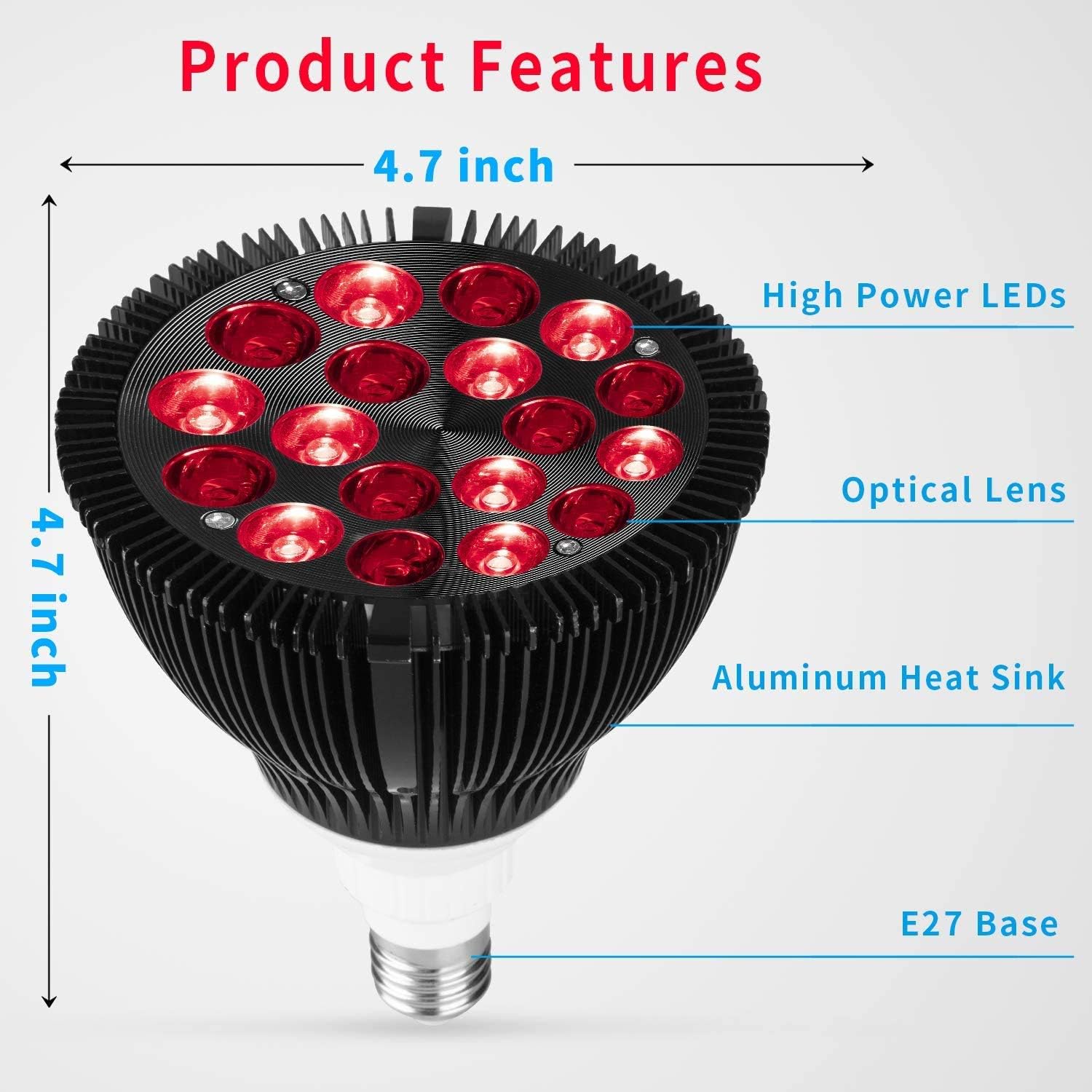 Elitzia bulb used with infrared device for simple attachment setup