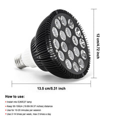 Elitzia infrared lamp targets back and shoulders for warmth