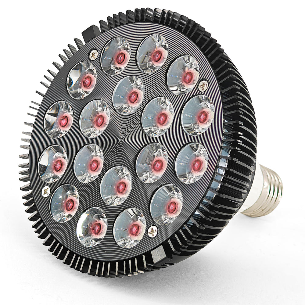 Elitzia infrared therapy lamp front view with 850nm LEDs for home use