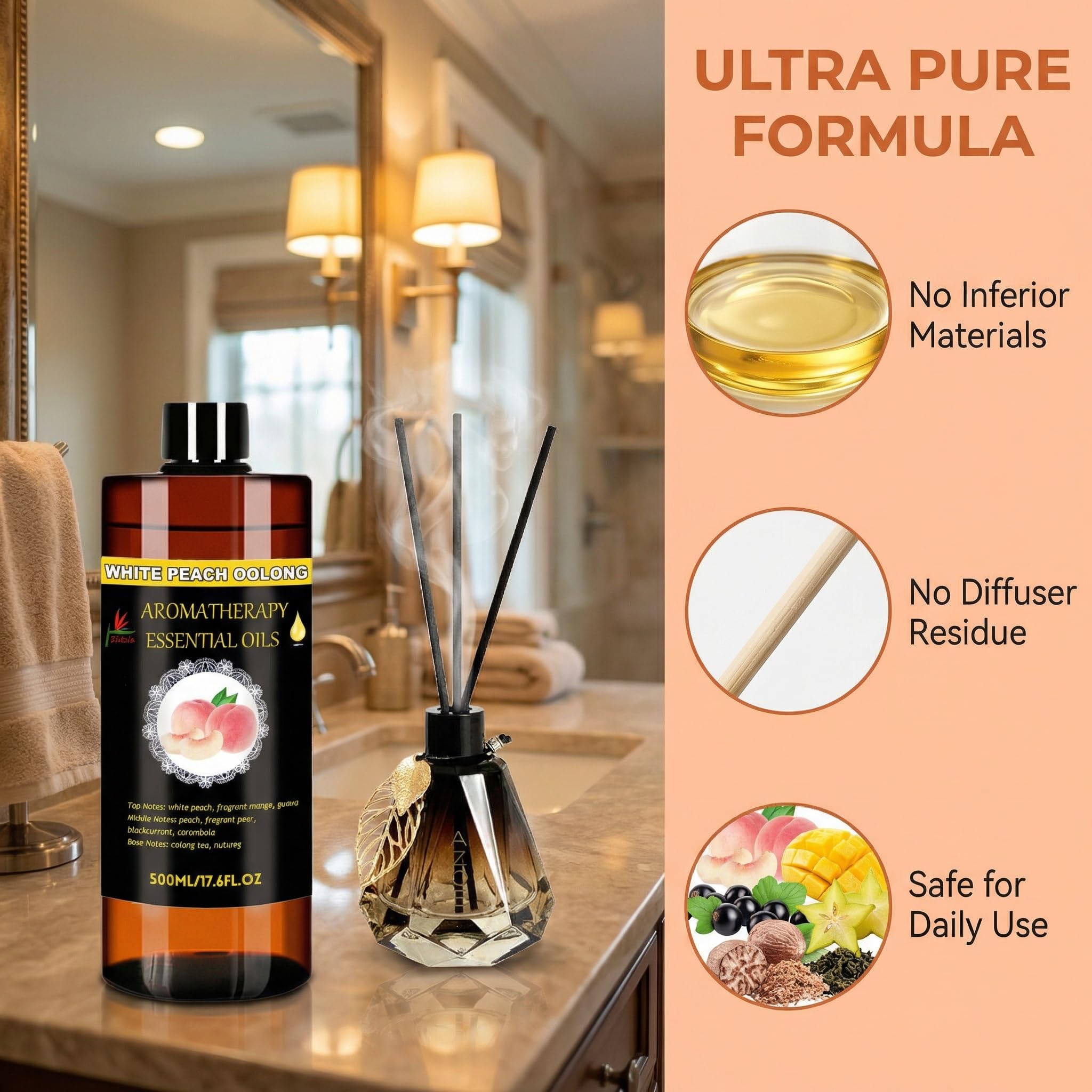 Elitzia large-volume refill bottle reduces frequent reorders in homes.
