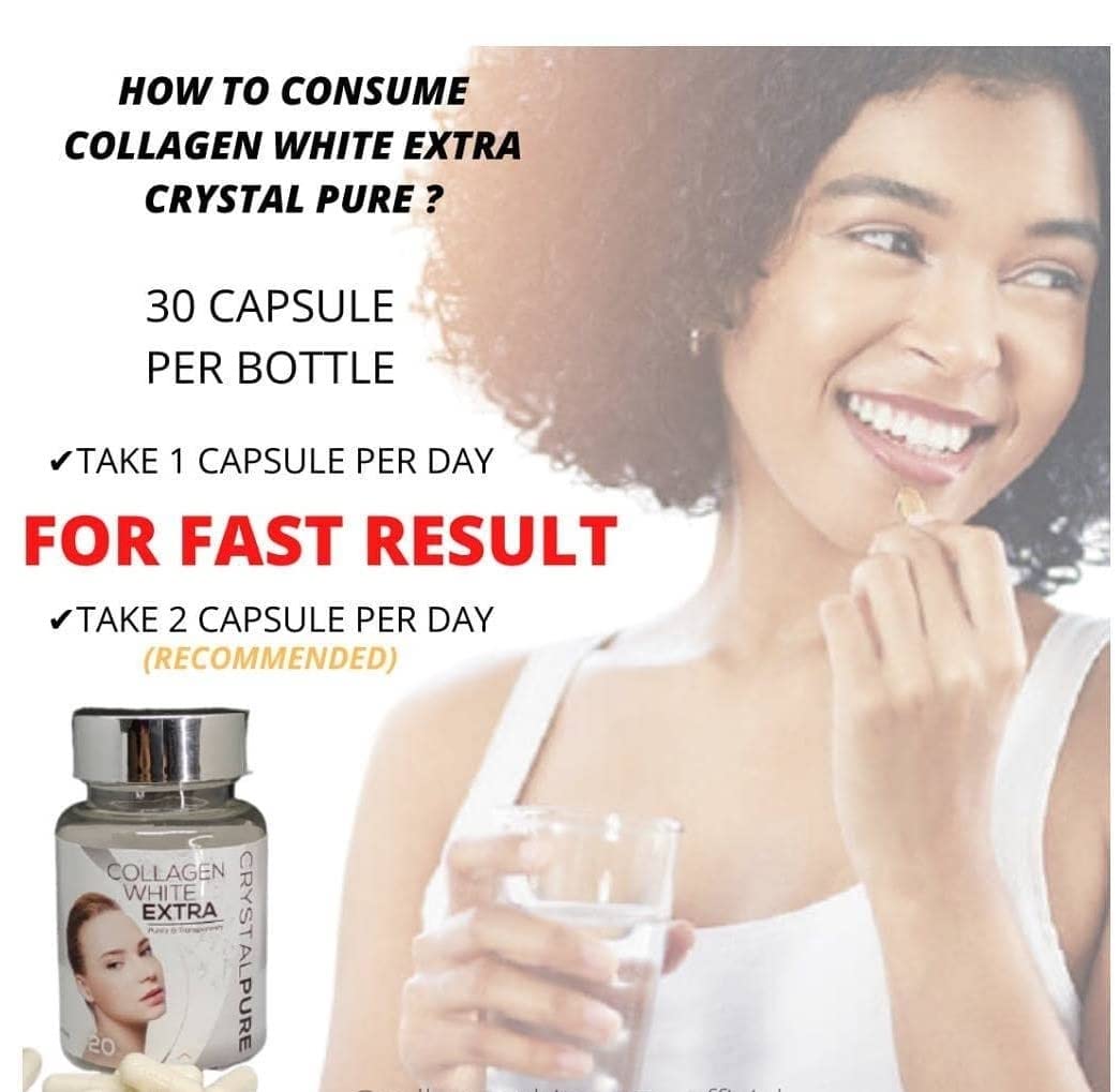 Elizkof Collagen White Extra pack highlighting antioxidant glutathione formula