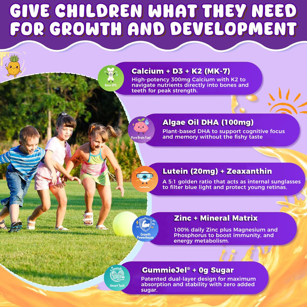ELLAMENTZ gummies with Vitamin D3 and K2 MK-7 for mineral balance