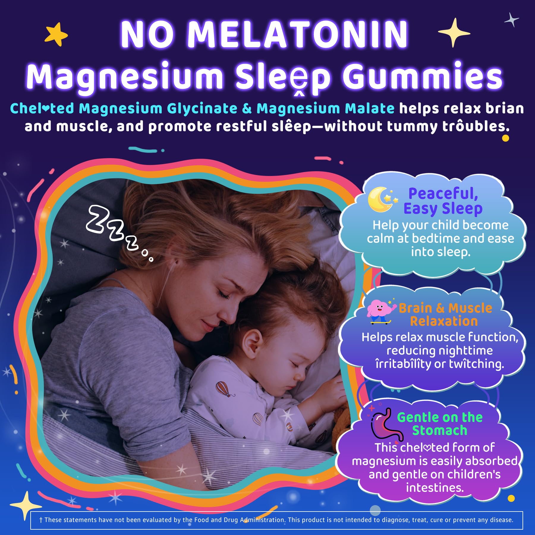 ELLAMENTZ Kids Sleep Gummies jar dispense demonstrates easy nightly dosing