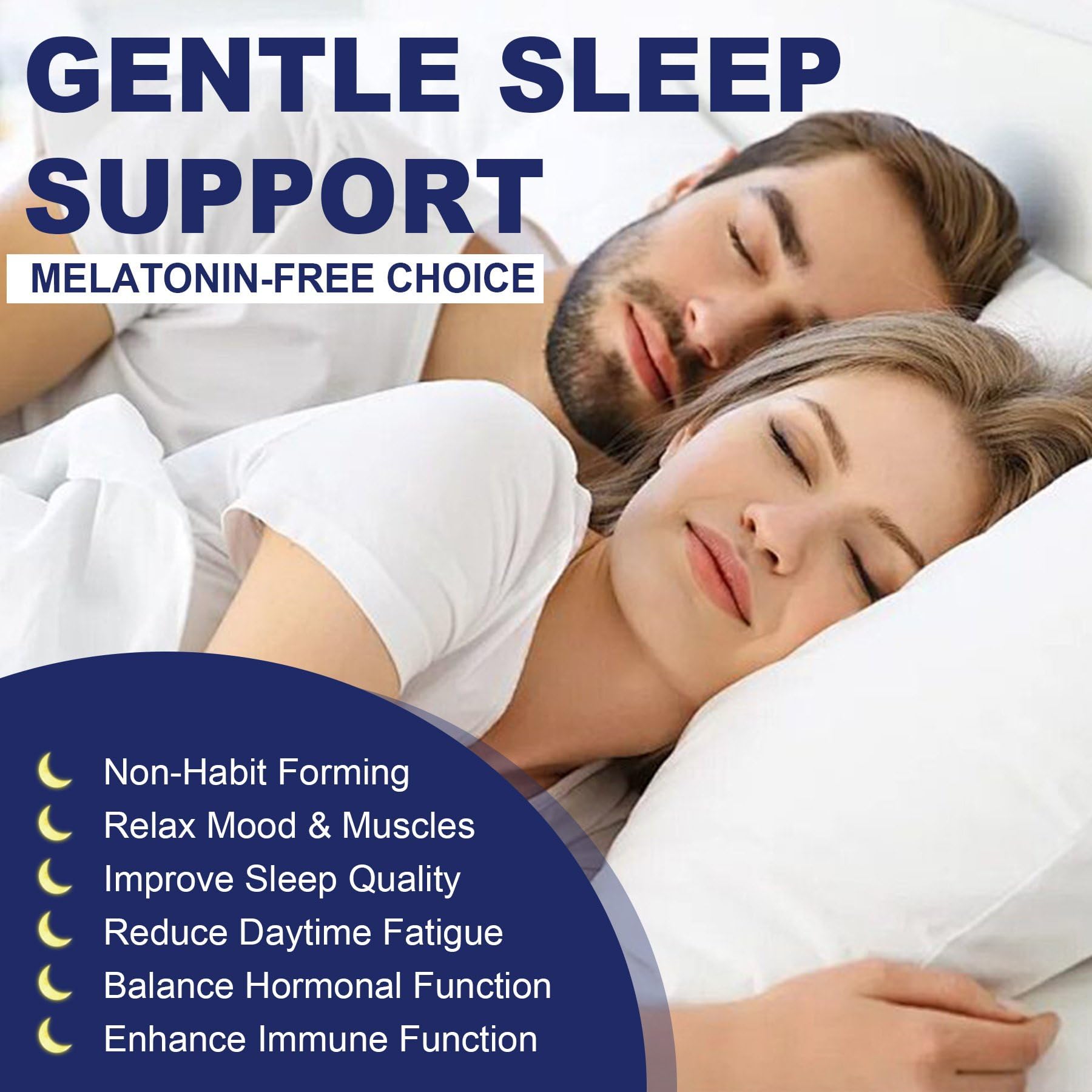 ELLAMENTZ Sleep Gummies sugar-free label, blueberry flavor with no aftertaste.