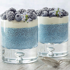Ellie\'s Best blue spirulina powder packaging communicates bulk value and purity.