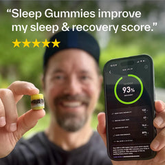 Elo Health L-Theanine 100 mg gummy promotes a calm mind before bed.